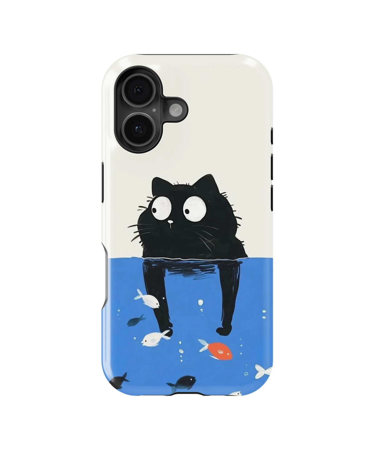 Coque iPhone – Design Chat Noir Océan