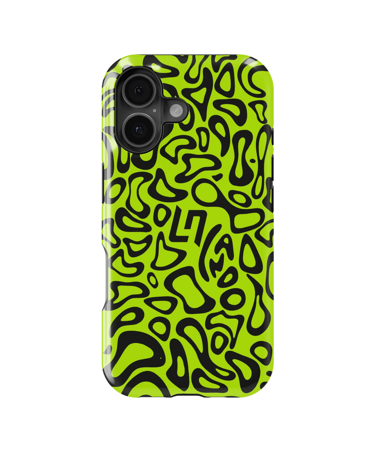 Coque iPhone – Design Fluorescent Noir