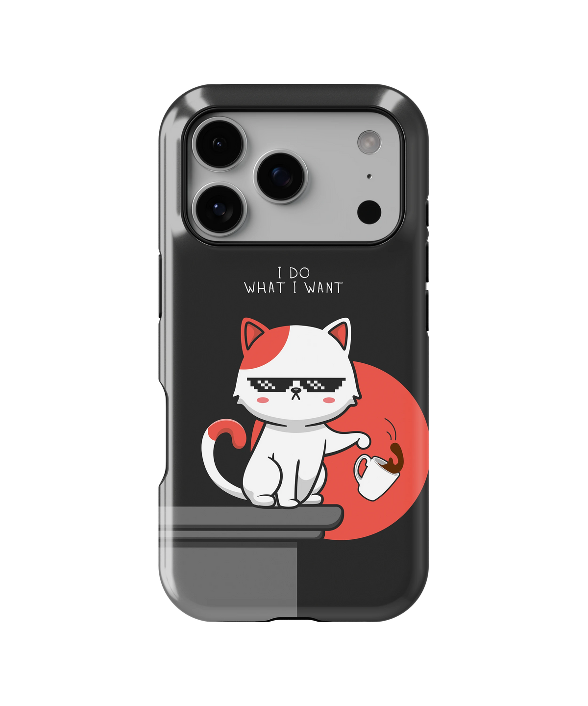 Coque iPhone – Cat Boss “I Do What I Want”