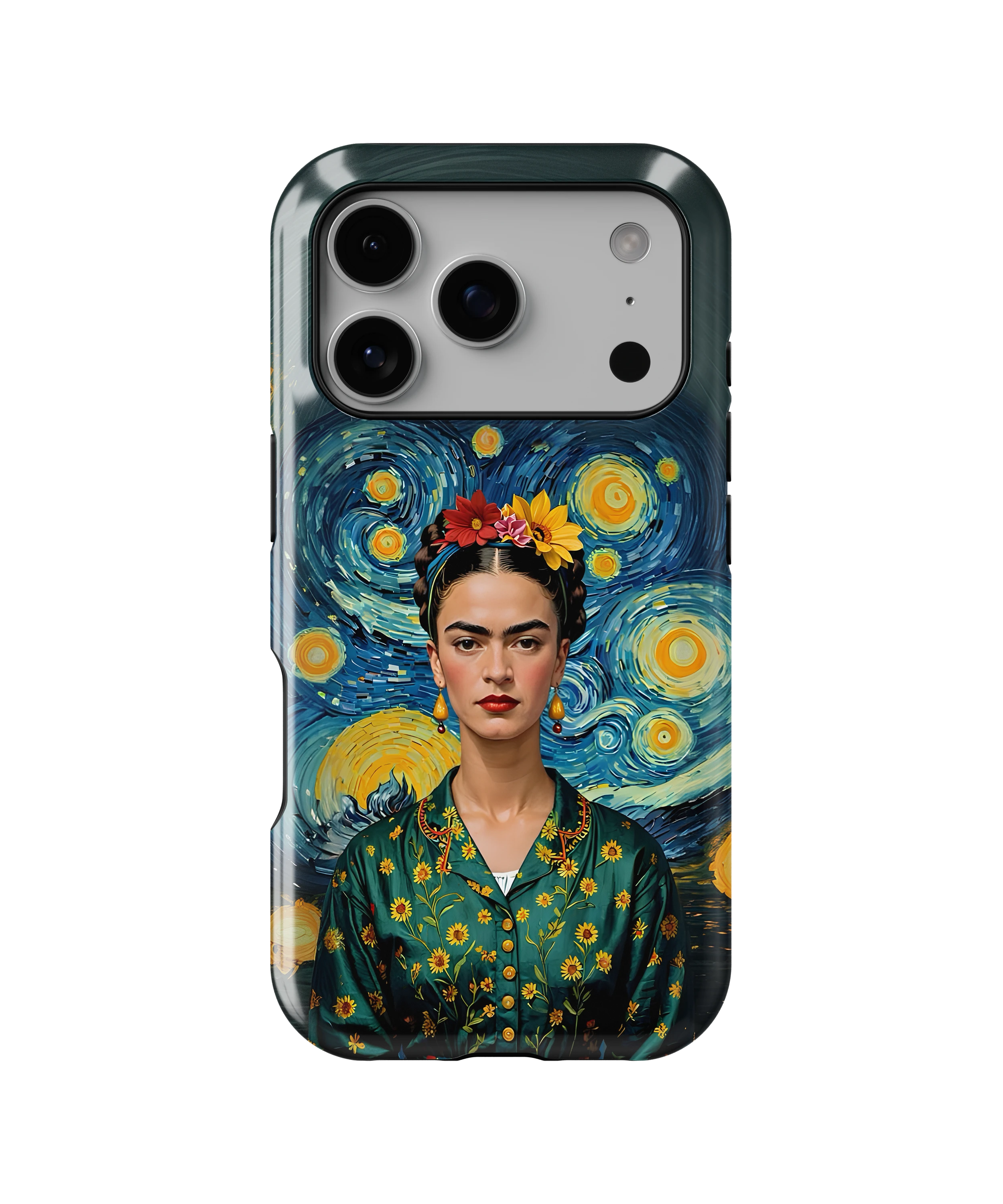 Coque iPhone – Portrait Artistique Inspiré de Frida Kahlo