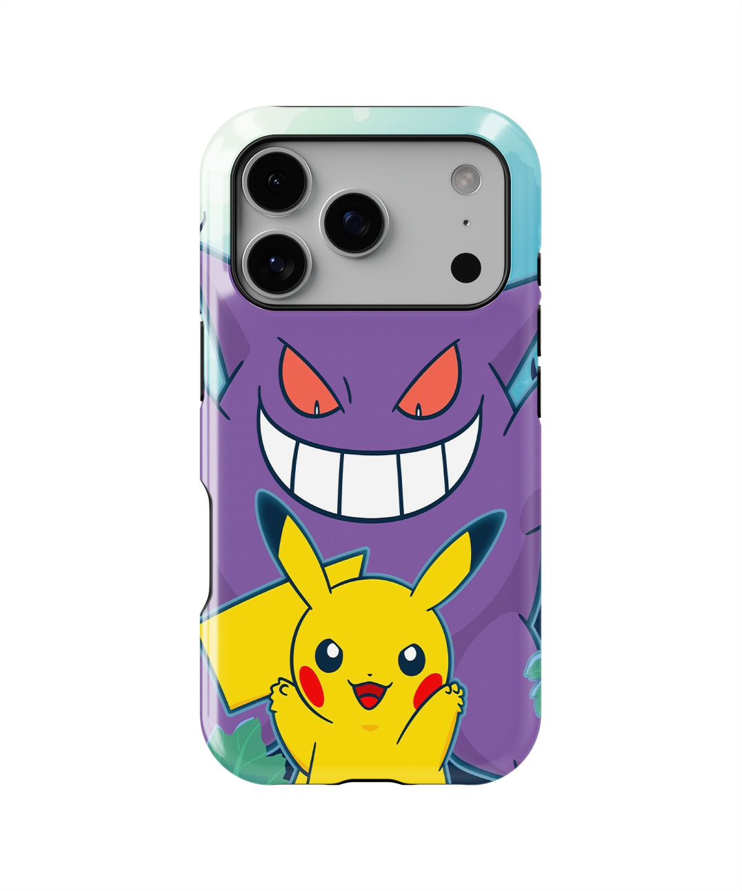 Coque iPhone – Pikachu & Gengar Fun & Gaming