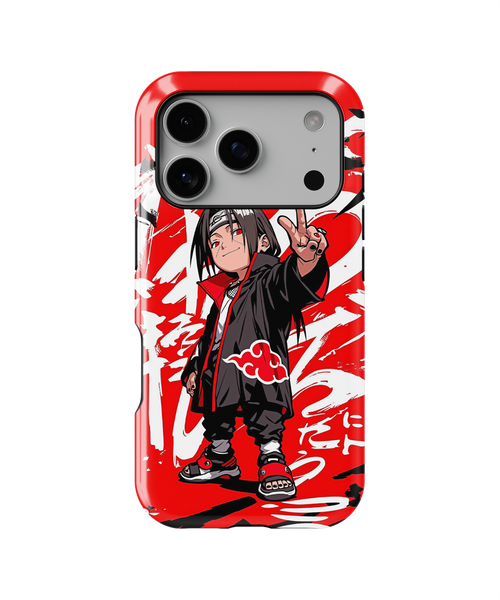 Coque iPhone Anime – Itachi Uchiha Akatsuki Style