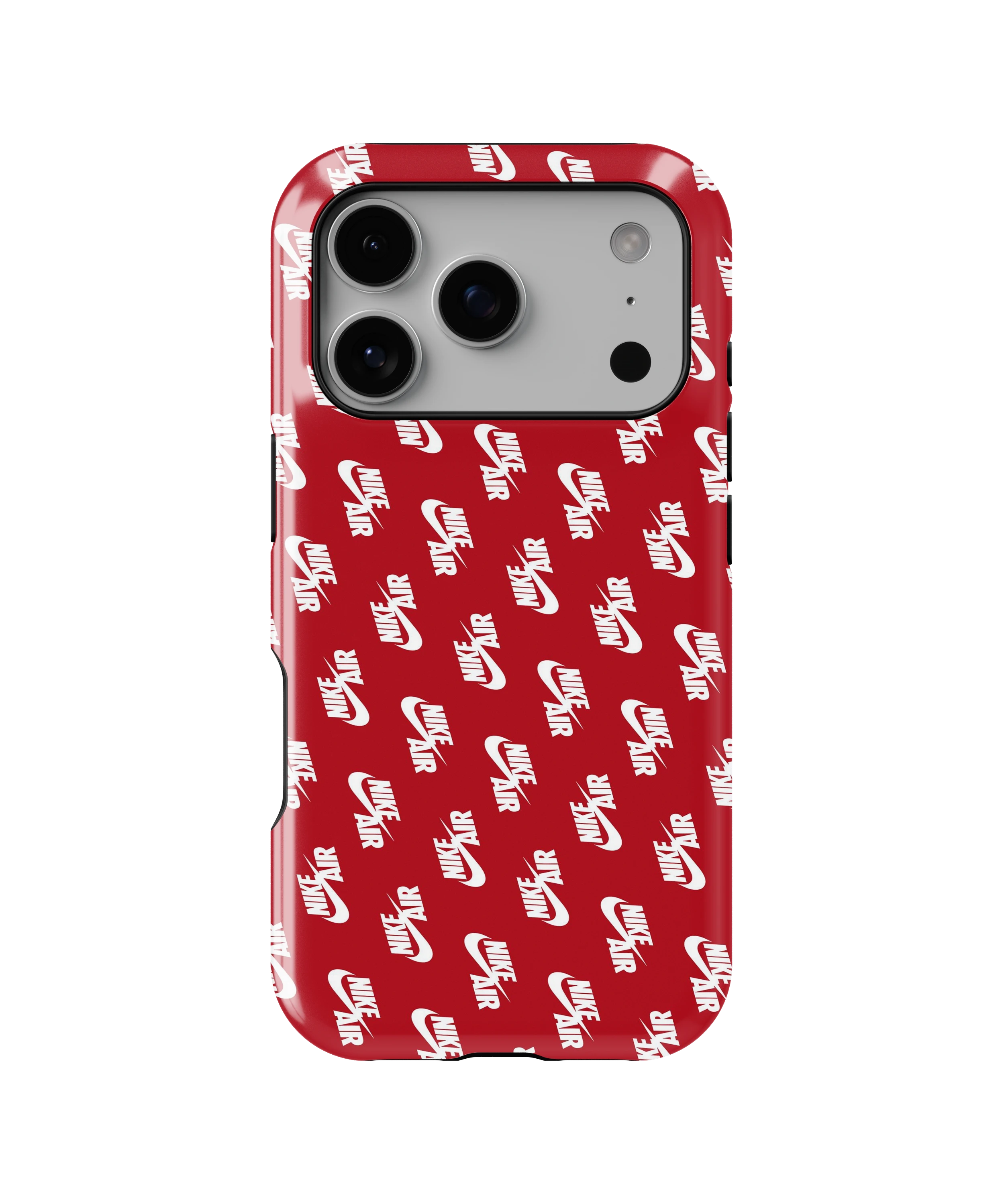 Coque iPhone – Design Nike Air Rouge