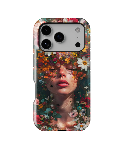 Coque iPhone Femme Florale Artistique