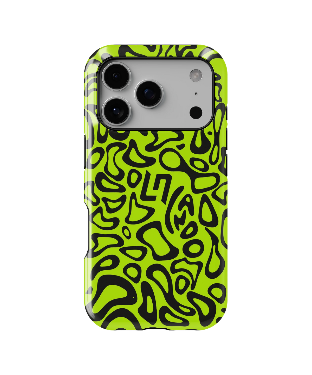 Coque iPhone – Design Fluorescent Noir