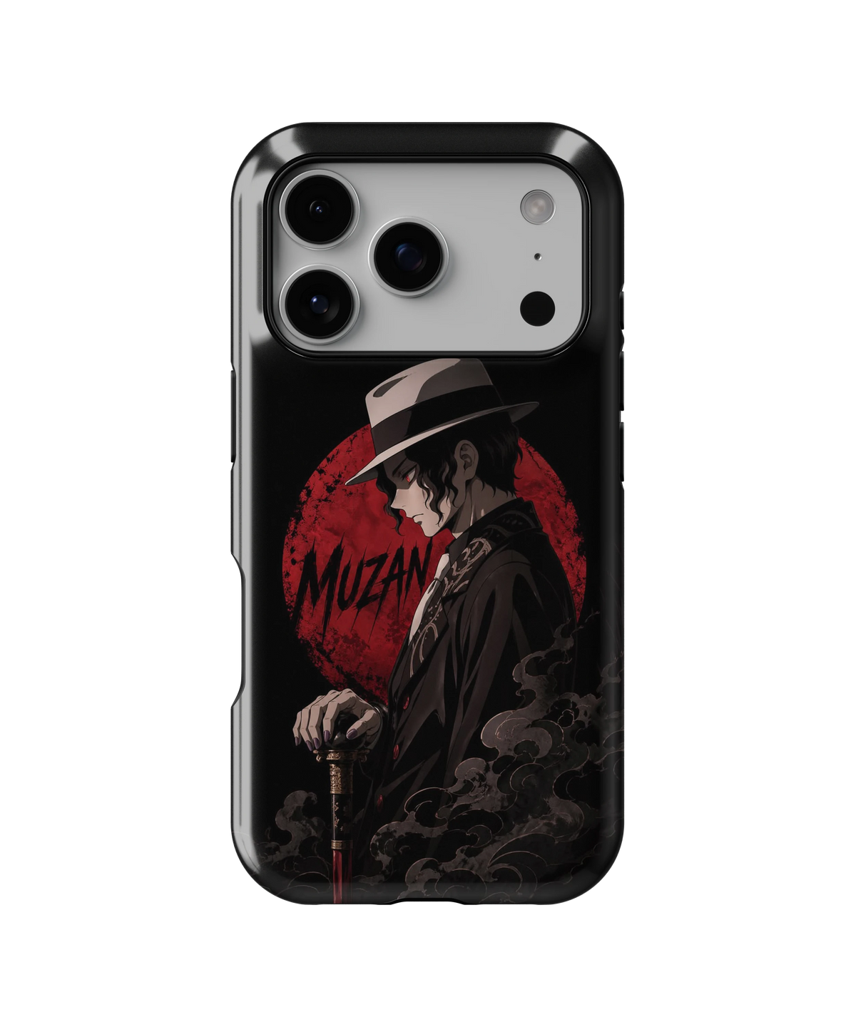Coque iPhone – Muzan Kibutsuji Red Moon | Demon Slayer