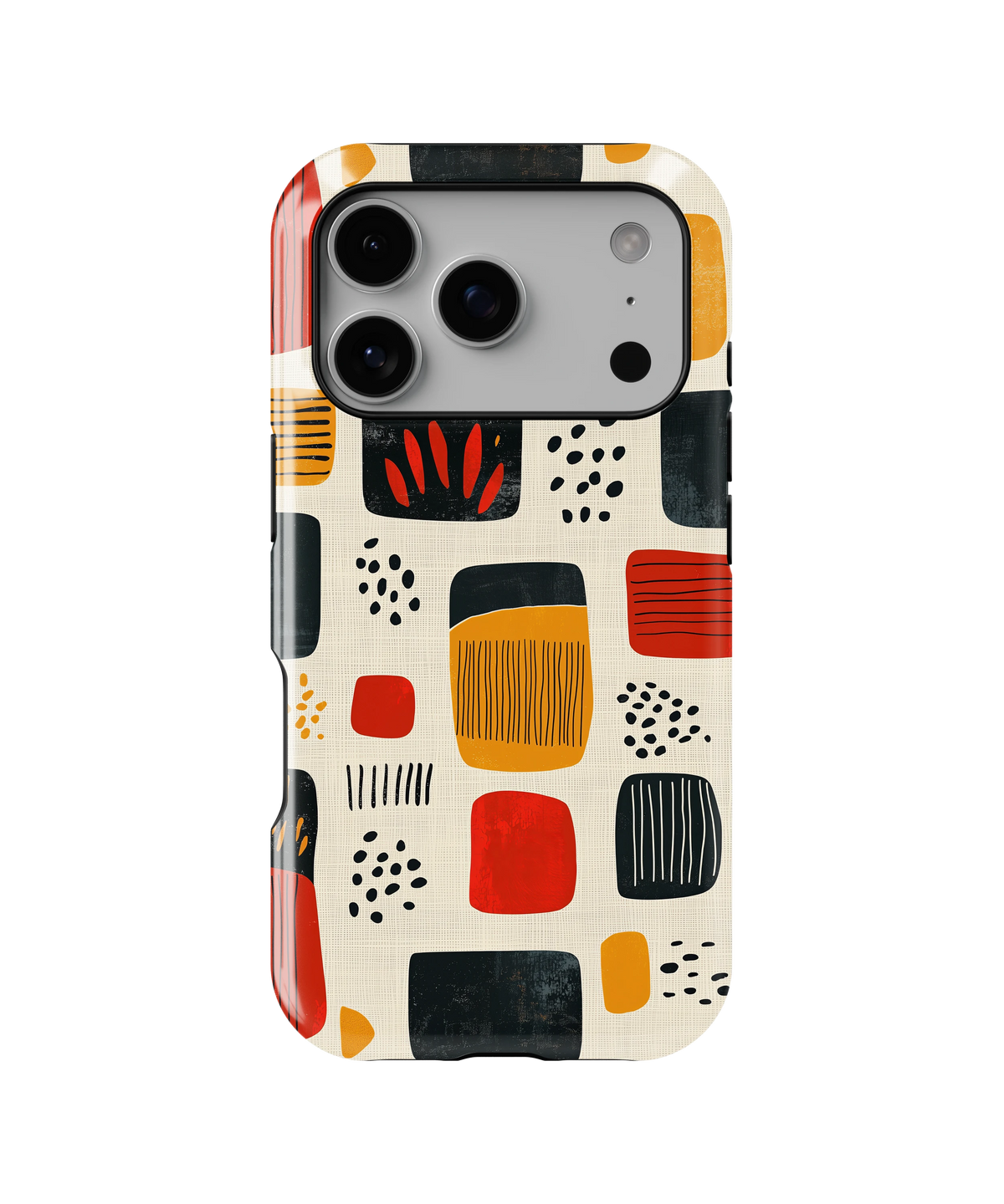 Coque iPhone – Design Abstrait Géométrique