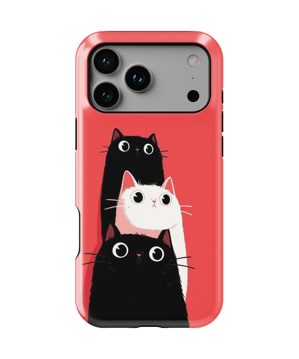 Coque iPhone – Trio de Chats
