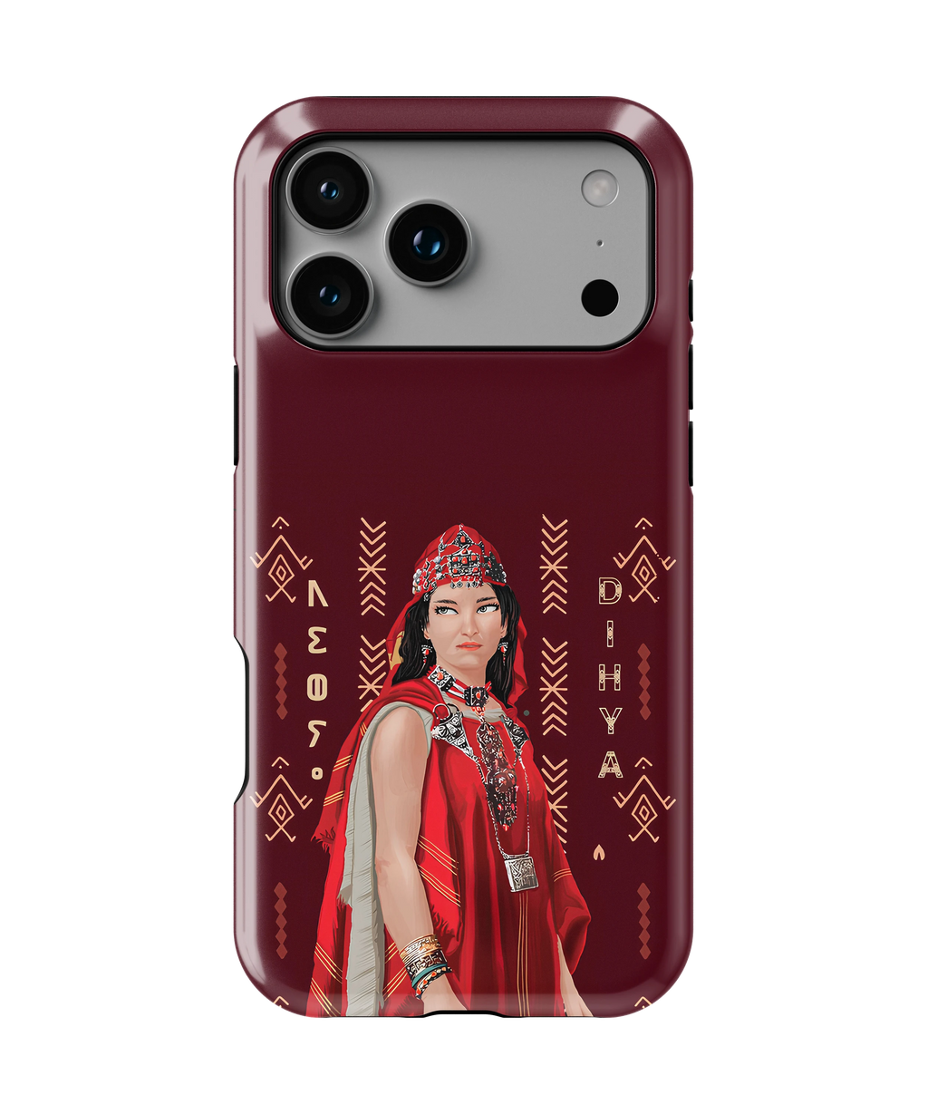 Coque iPhone – Design Amazigh Traditionnel “Dihya”