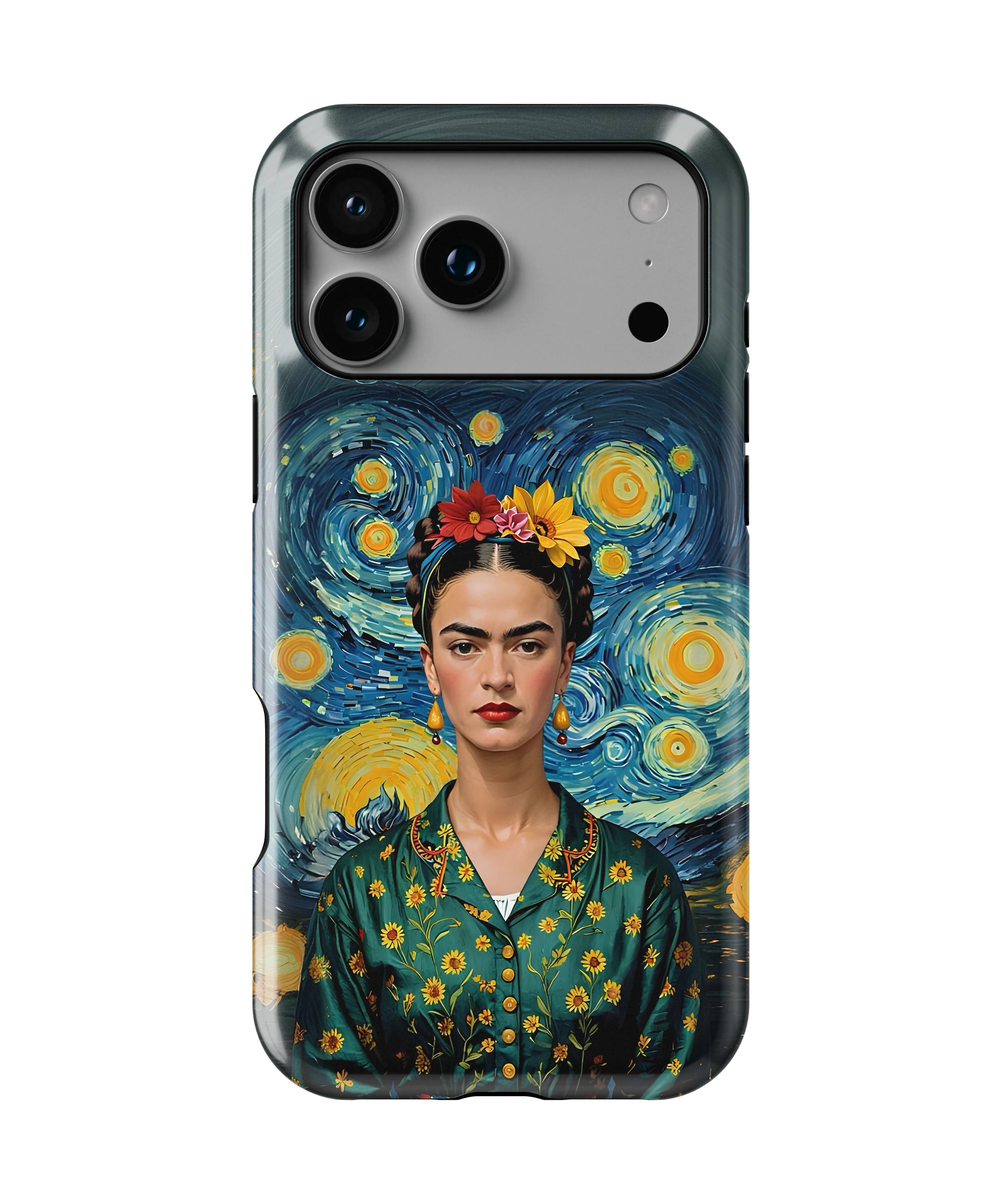 Coque iPhone – Portrait Artistique Inspiré de Frida Kahlo