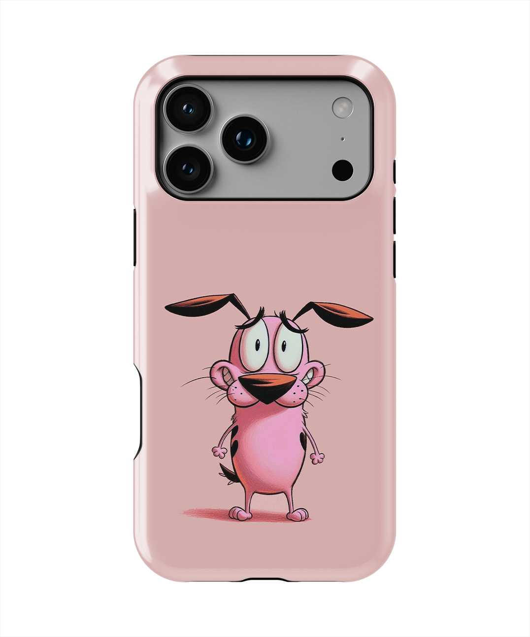 Coque iPhone – Design Courage le Chien