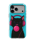 Coque iPhone – Music Cat Bubble