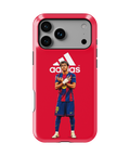 Coque iPhone – Design Foot Barcelona Red