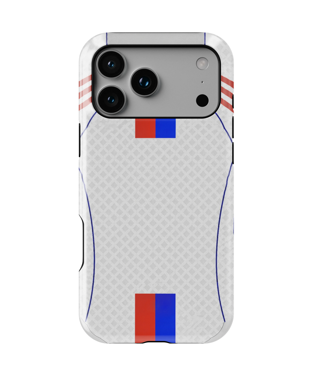 Coque iPhone – Style Maillot Olympique Lyonnais (Lyon)