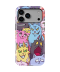 Coque iPhone – Design Chats Cartoon Colorés