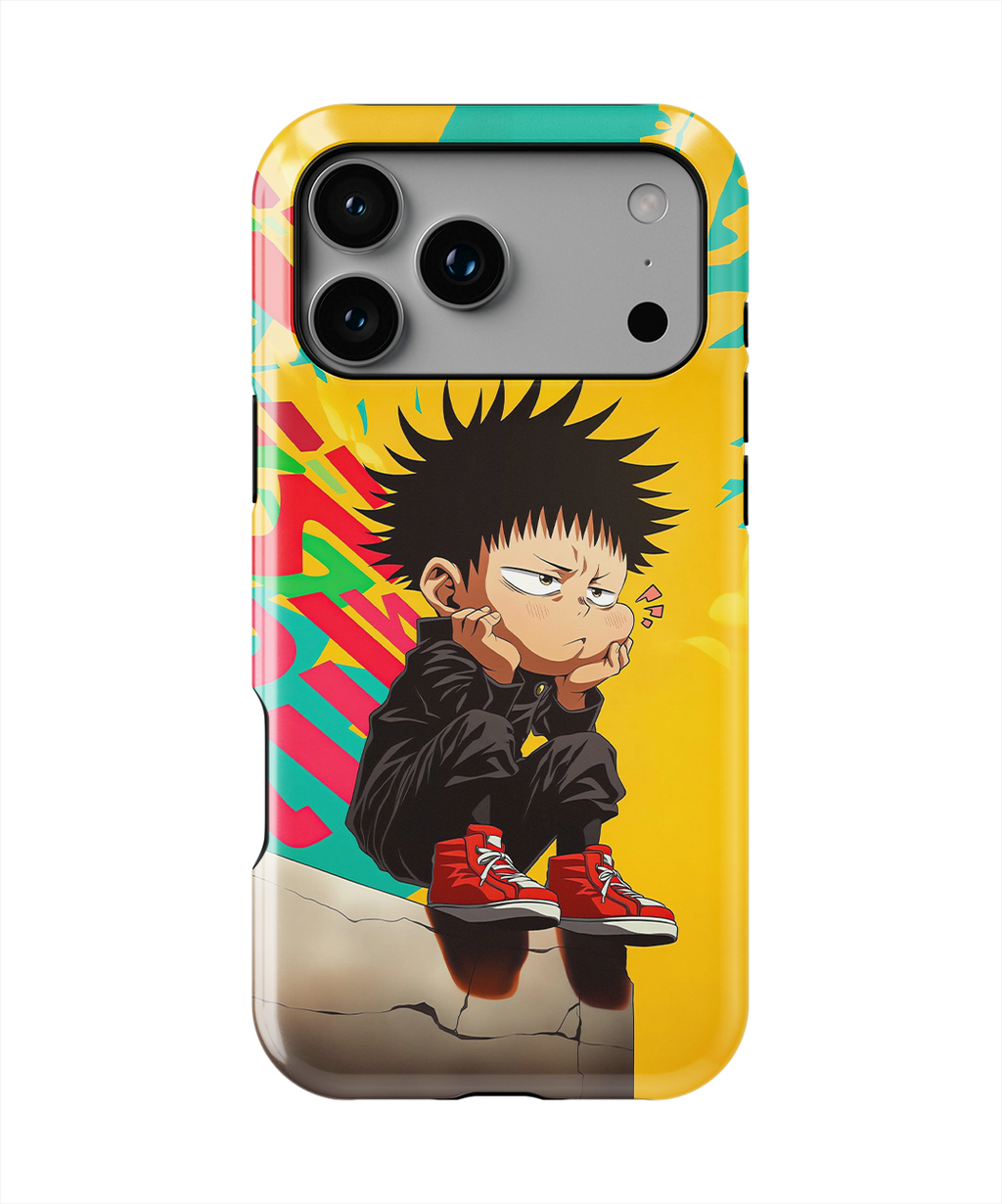 Coque iPhone Anime – Megumi Fushiguro Street Style