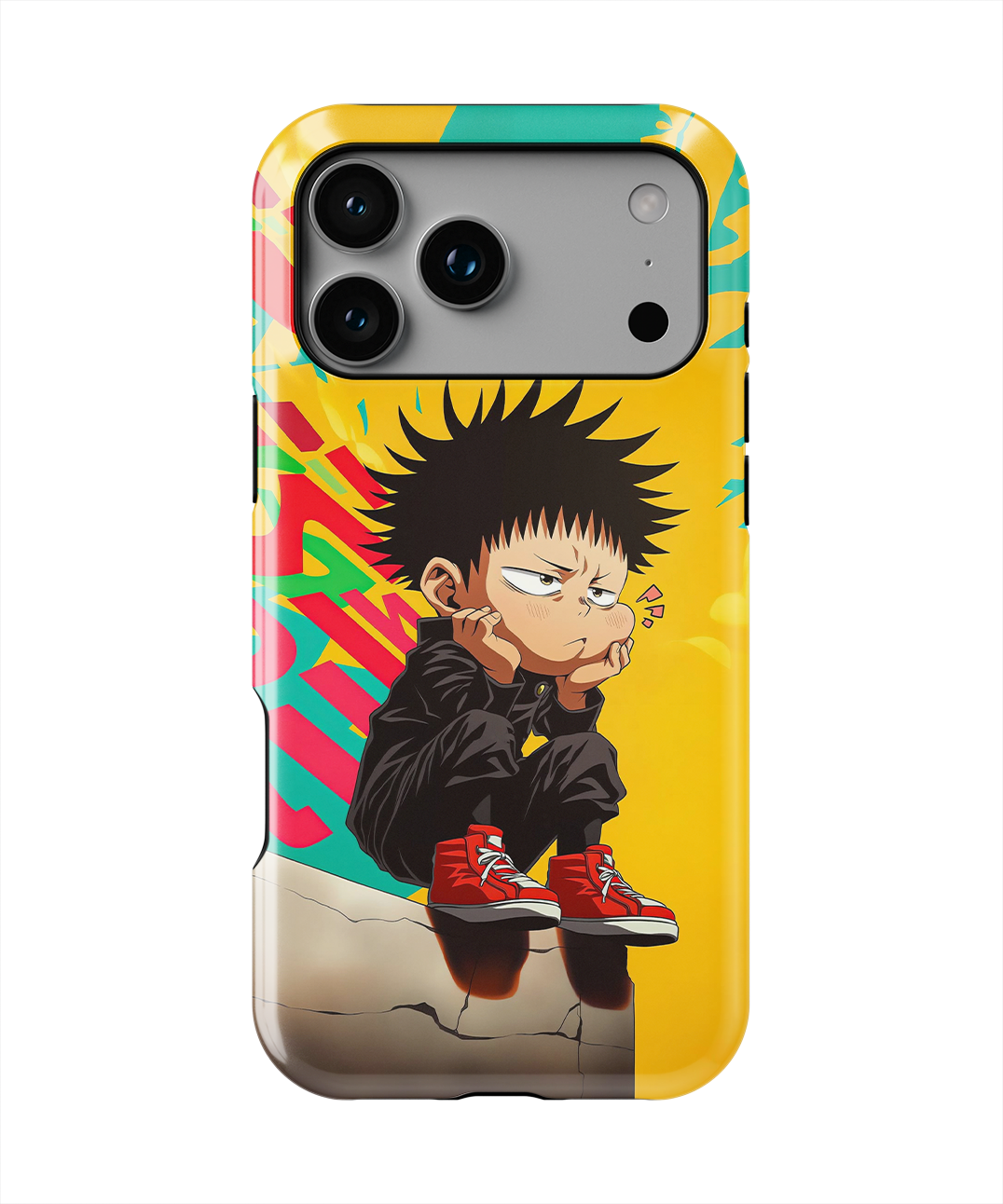 Coque iPhone Anime – Megumi Fushiguro Street Style