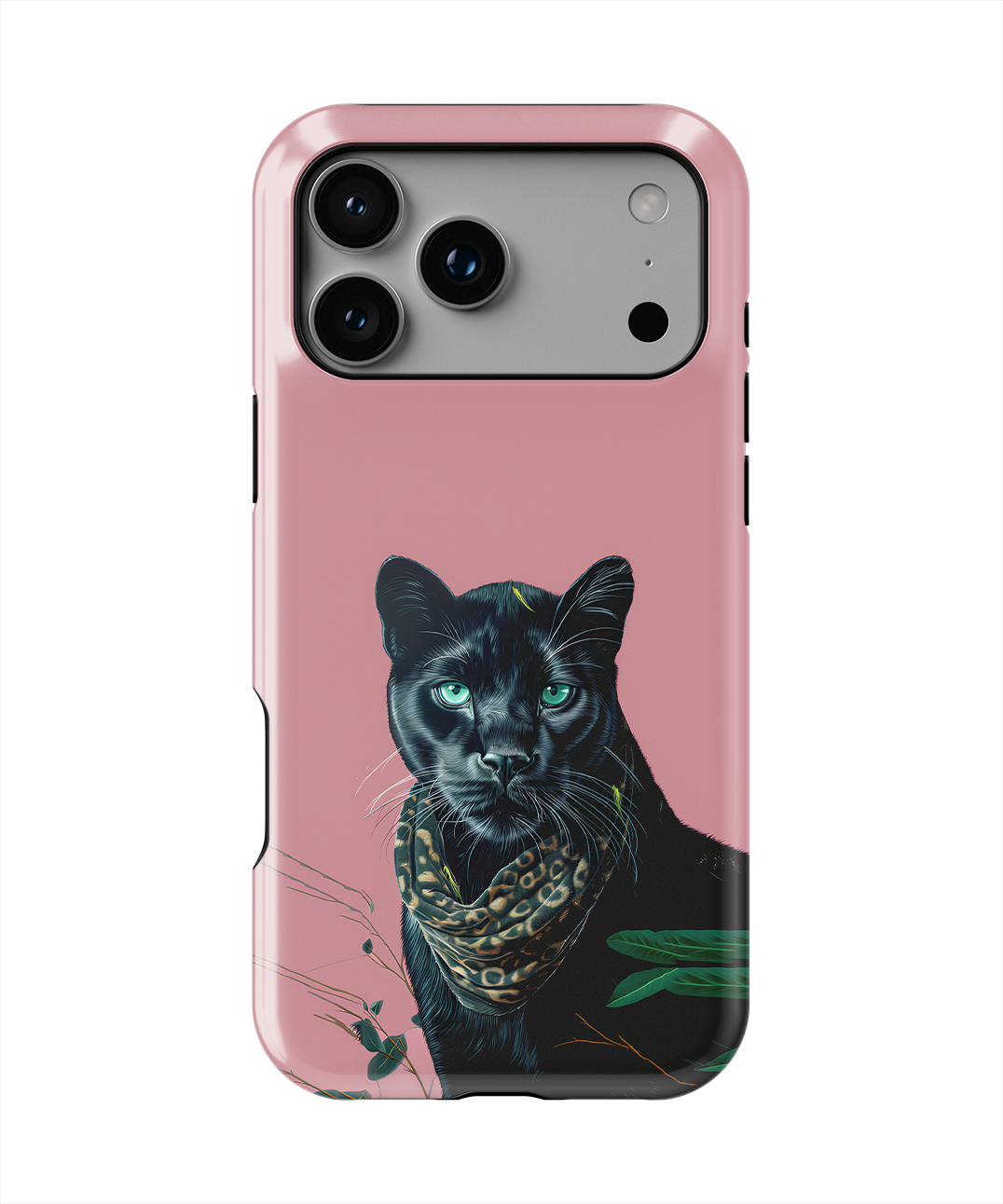 Coque iPhone – Panthère Noire Élégante
