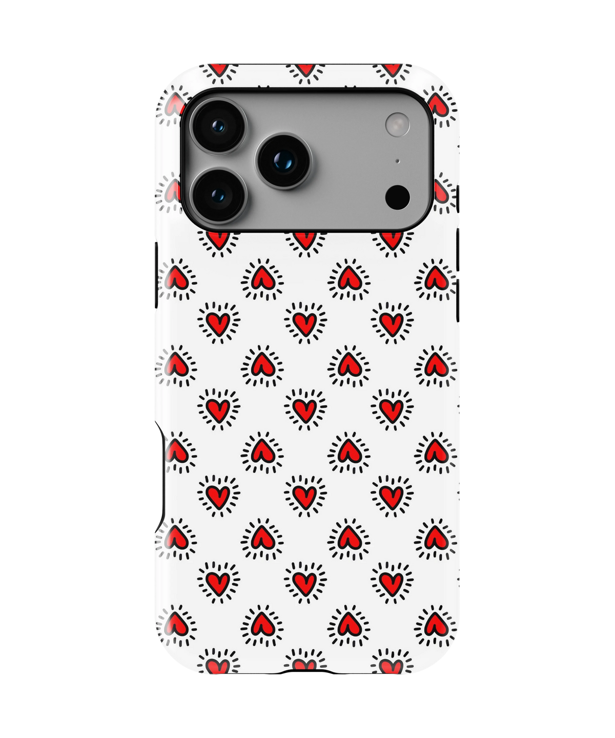 Coque iPhone – Design Cœurs Pop