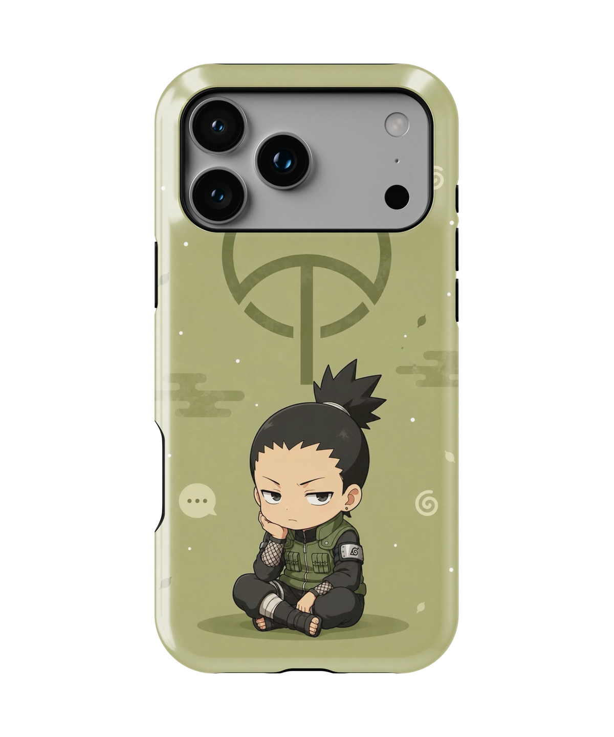 Coque iPhone Shikamaru – Style vert | Naruto