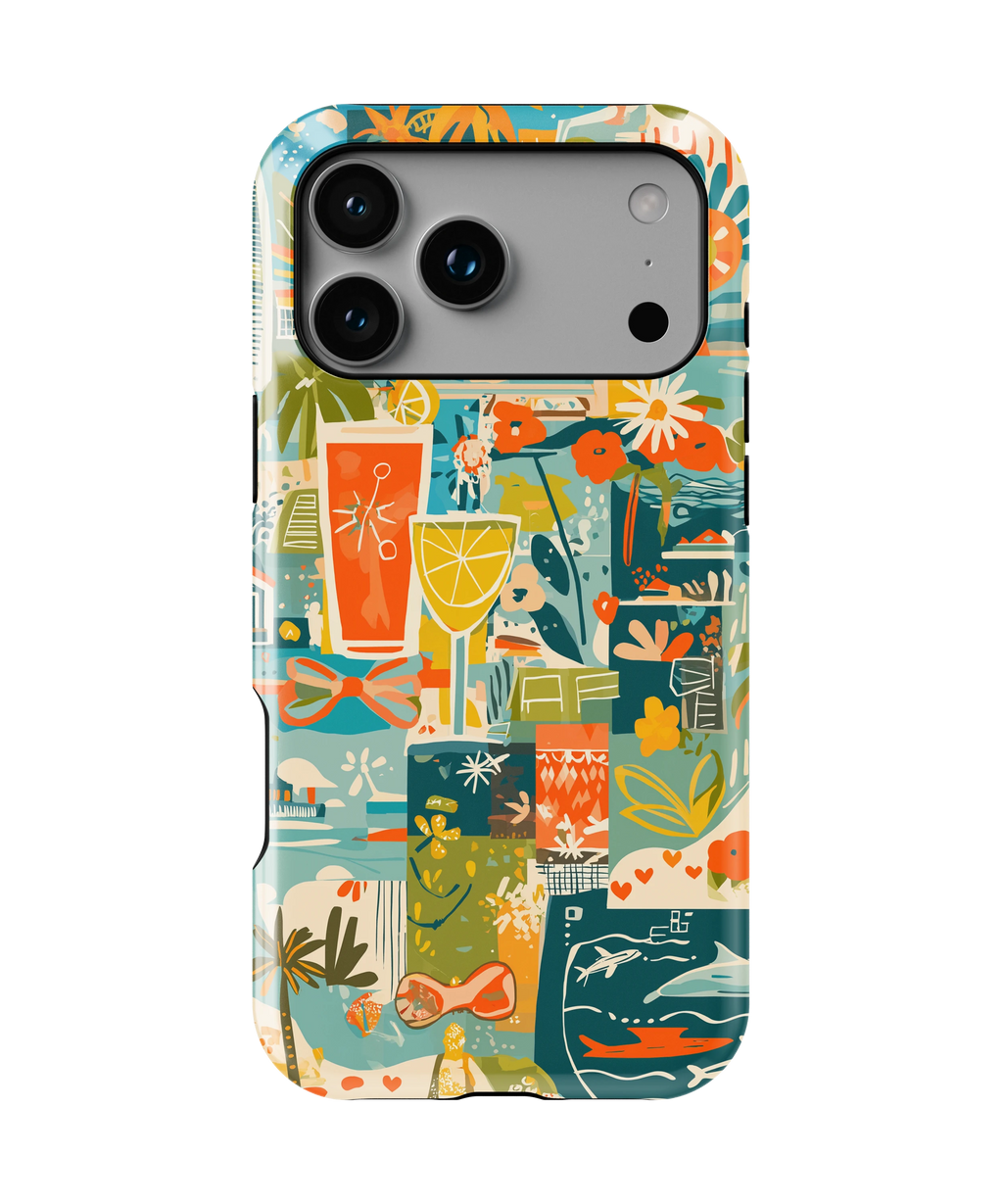 Coque iPhone – Design Summer Coloré & Lifestyle Tropical