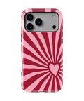 Coque iPhone – Design Cœur Pop Rose