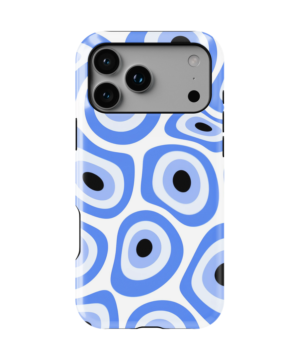 Coque iPhone – Design Œil Bleu