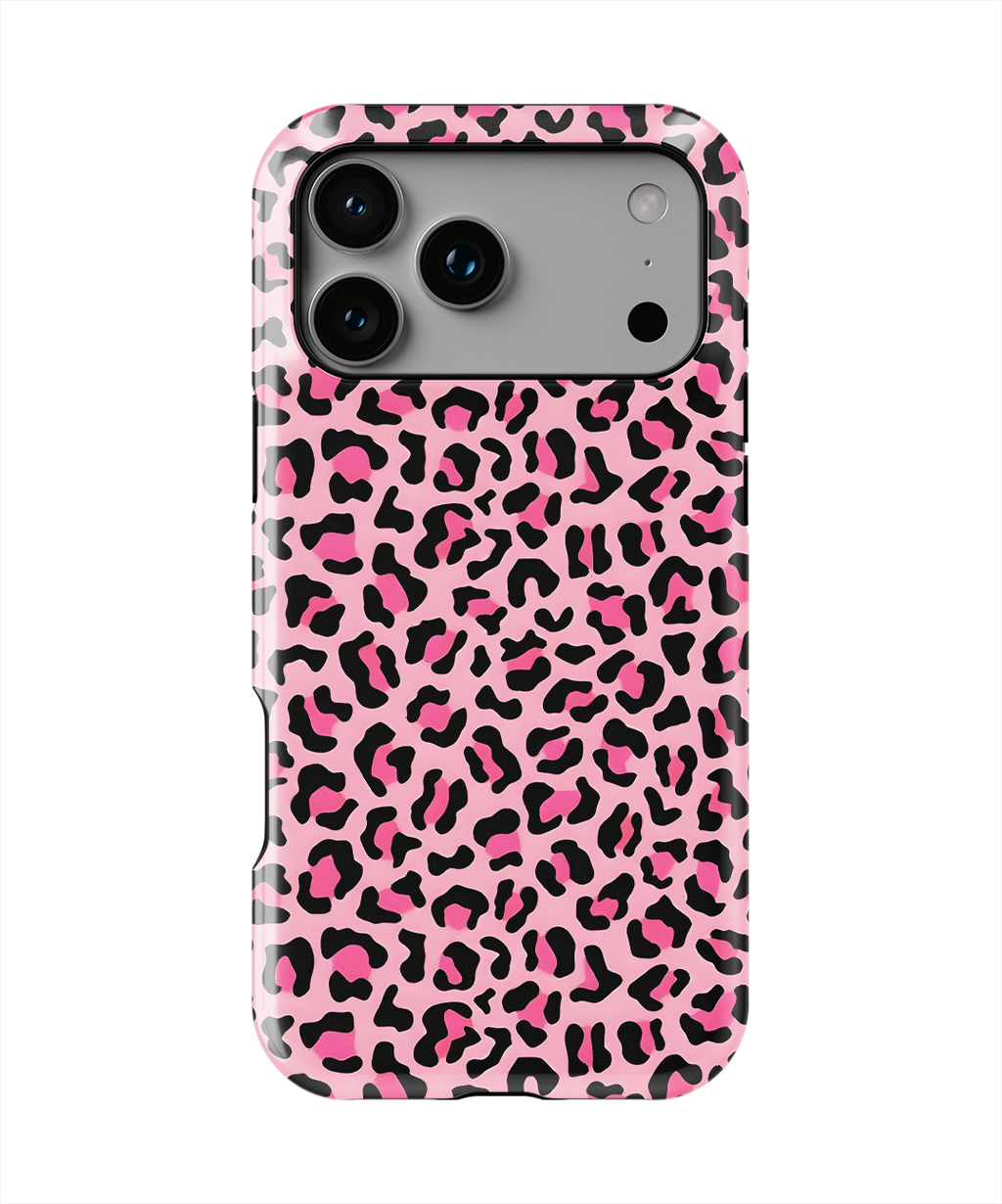 Coque iPhone – Motif Léopard Rose Tendance