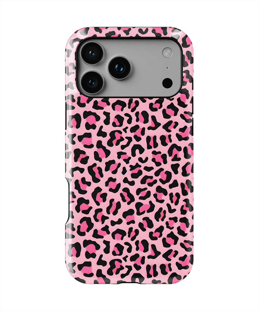 Coque iPhone – Motif Léopard Rose Tendance