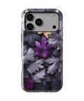 Coque iPhone Purple Autumn Leaves