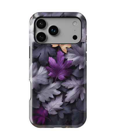 Coque iPhone Purple Autumn Leaves