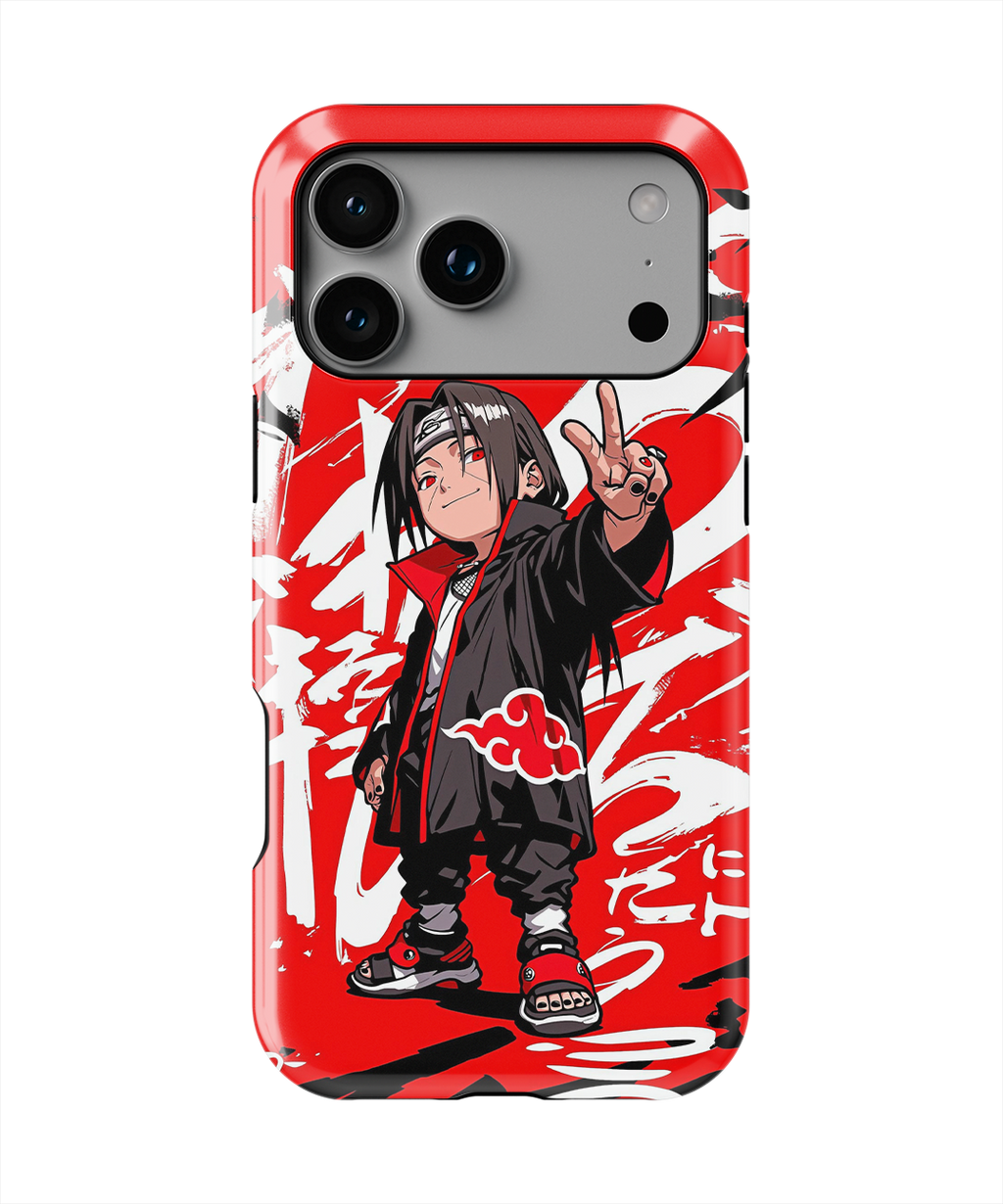 Coque iPhone Anime – Itachi Uchiha Akatsuki Style