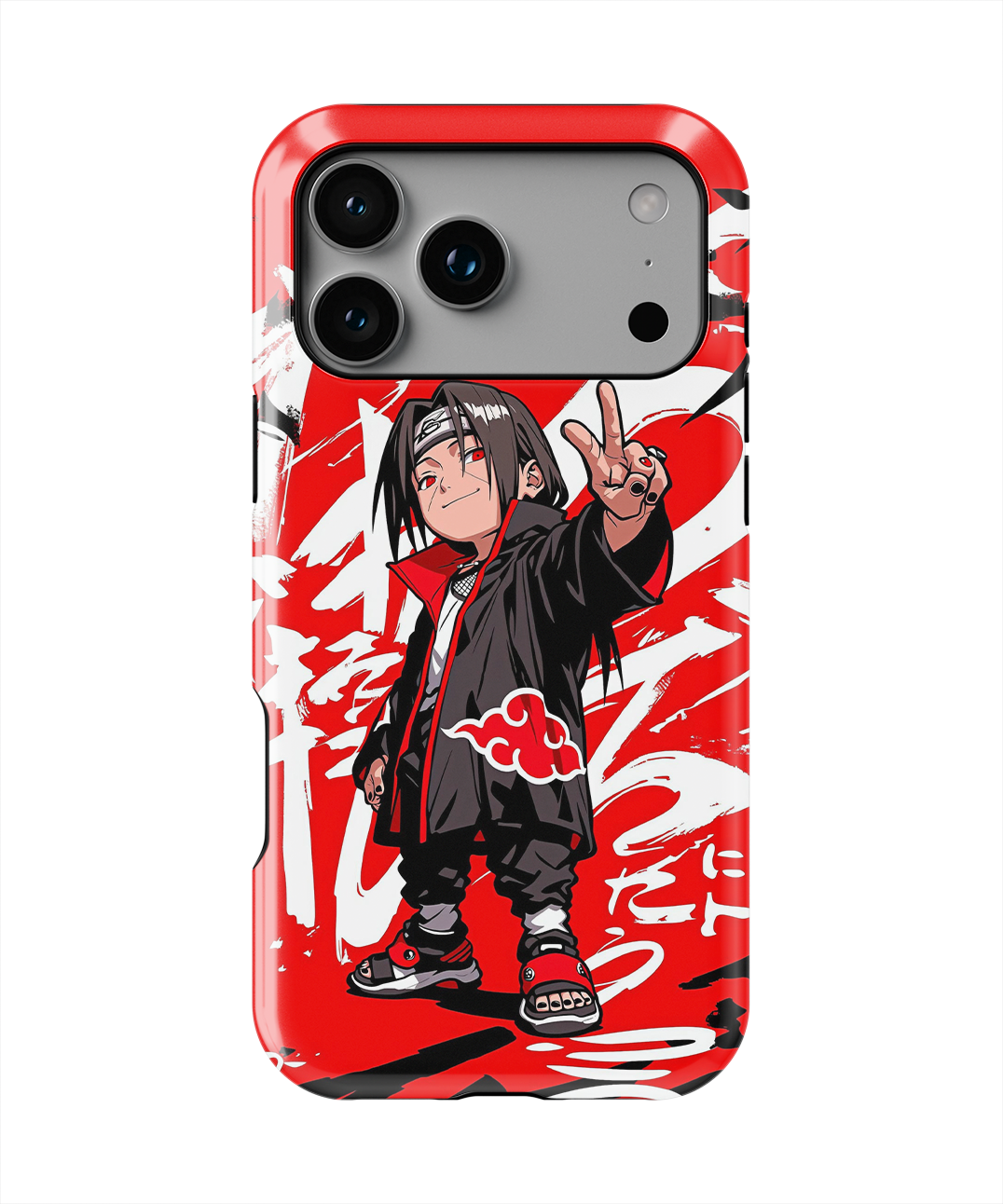Coque iPhone Anime – Itachi Uchiha Akatsuki Style