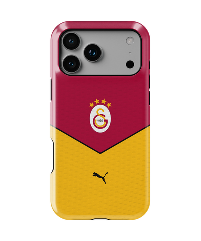 Coque iPhone – Style Maillot Galatasaray Rouge & Jaune