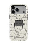 Coque iPhone – Chats Kawaii Minimalistes