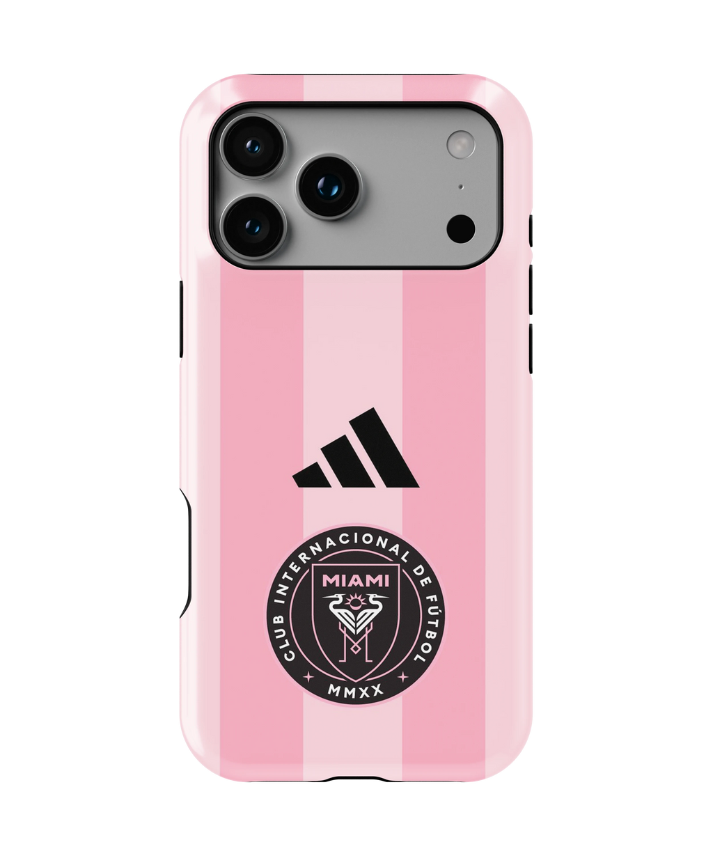 Coque iPhone Miami – Design Pink Stripes | Inter Miami