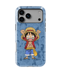 Coque iPhone Monkey D. Luffy – Design Manga Bleu | One Piece