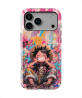 Coque iPhone Anime – Monkey D. Luffy Smile Coloré