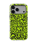 Coque iPhone – Design Fluorescent Noir