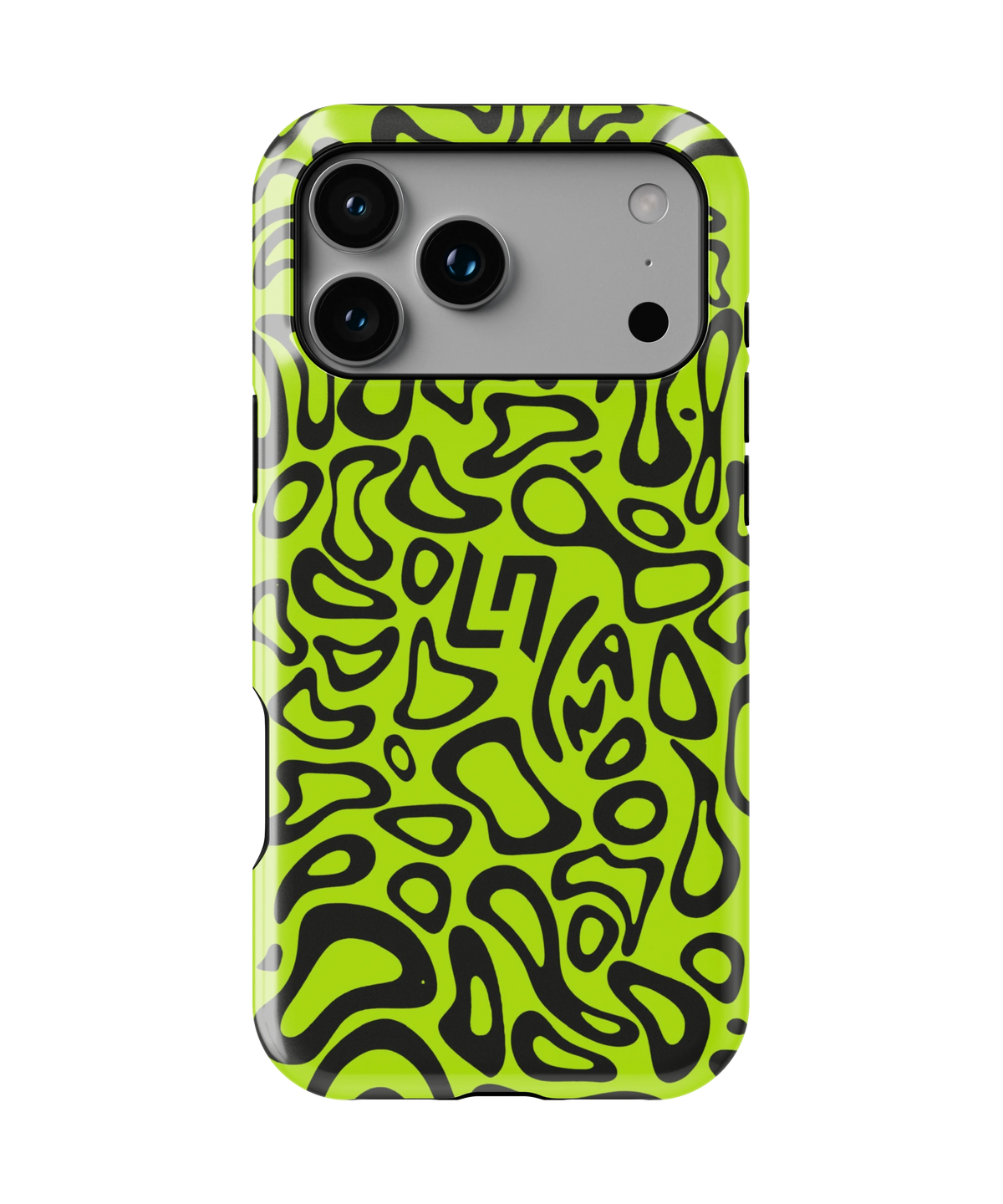 Coque iPhone – Design Fluorescent Noir