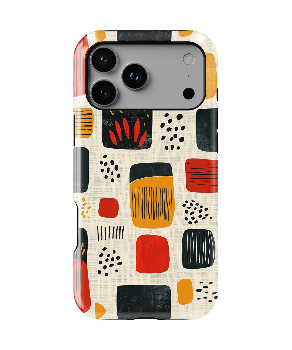 Coque iPhone – Design Abstrait Géométrique