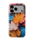Coque iPhone – Design Feuilles Automne Colorées