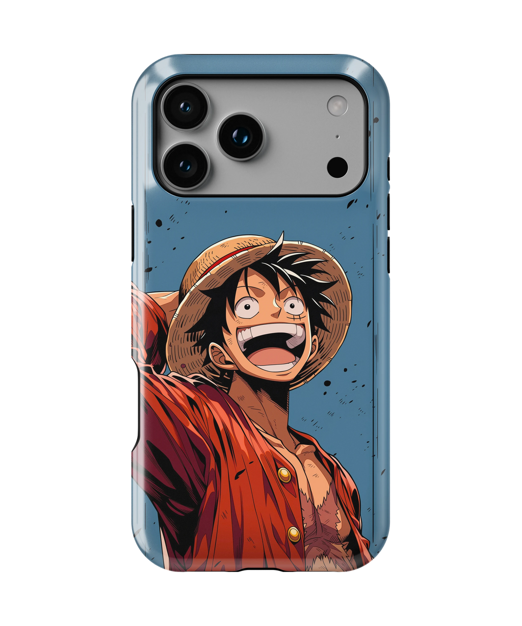 Coque iPhone Luffy – Design Rouge | One Piece