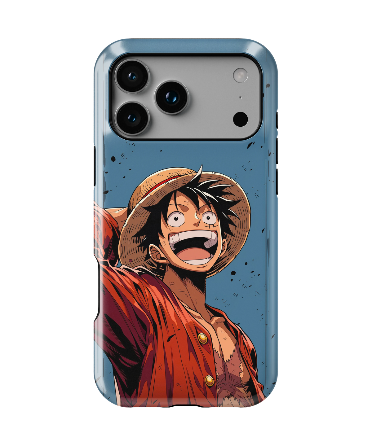 Coque iPhone Luffy – Design Rouge | One Piece