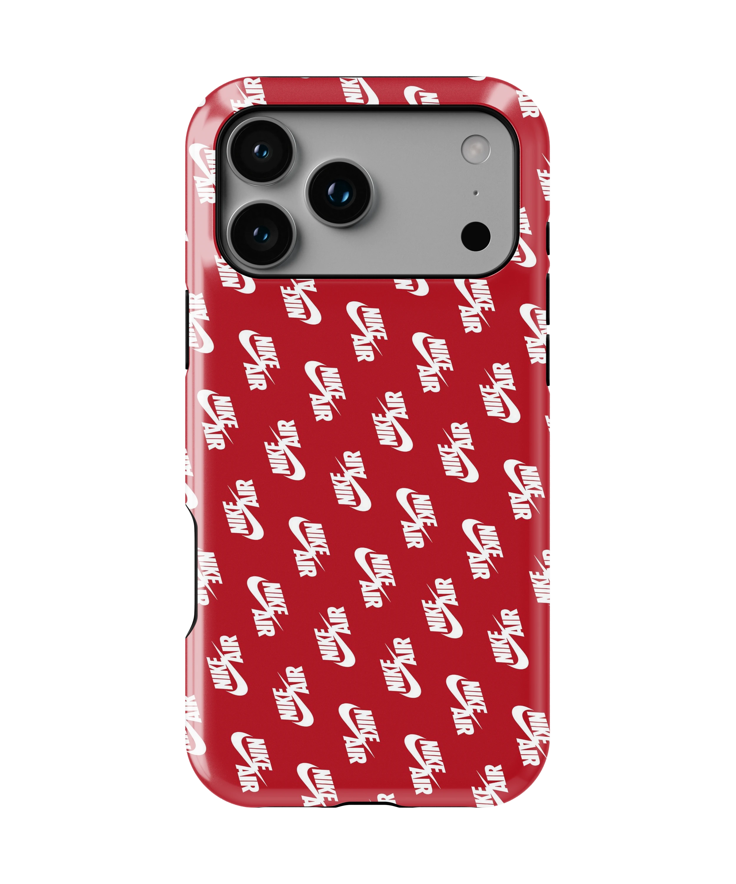 Coque iPhone – Design Nike Air Rouge