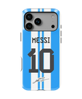 Coque iPhone Messi – Bleu et Blanc | Argentine