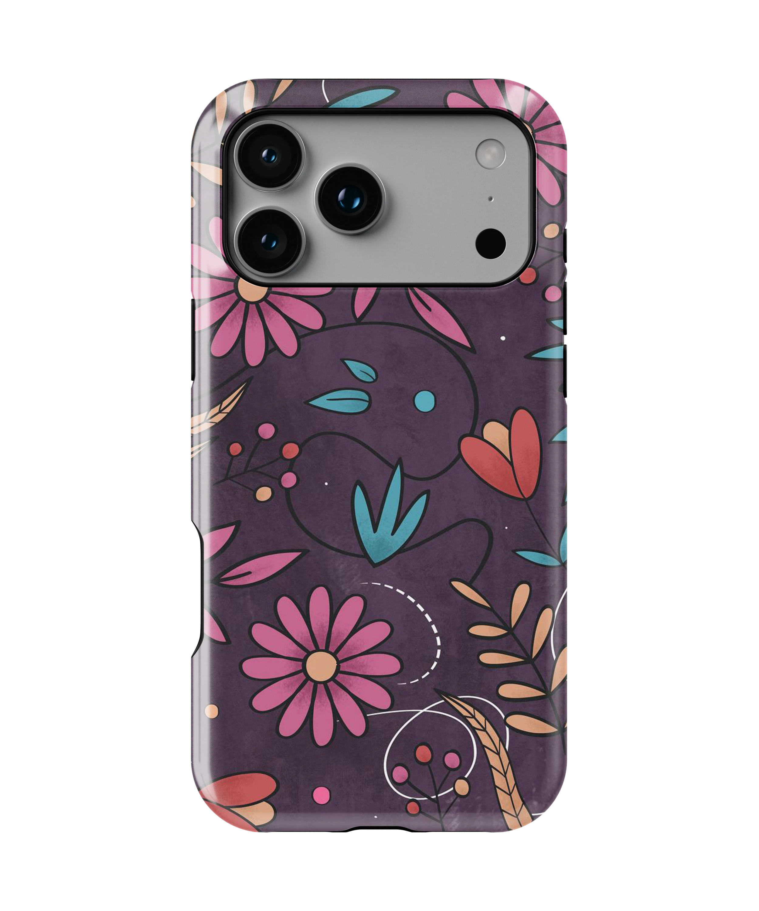 Coque iPhone – Design Floral Élégant & Coloré