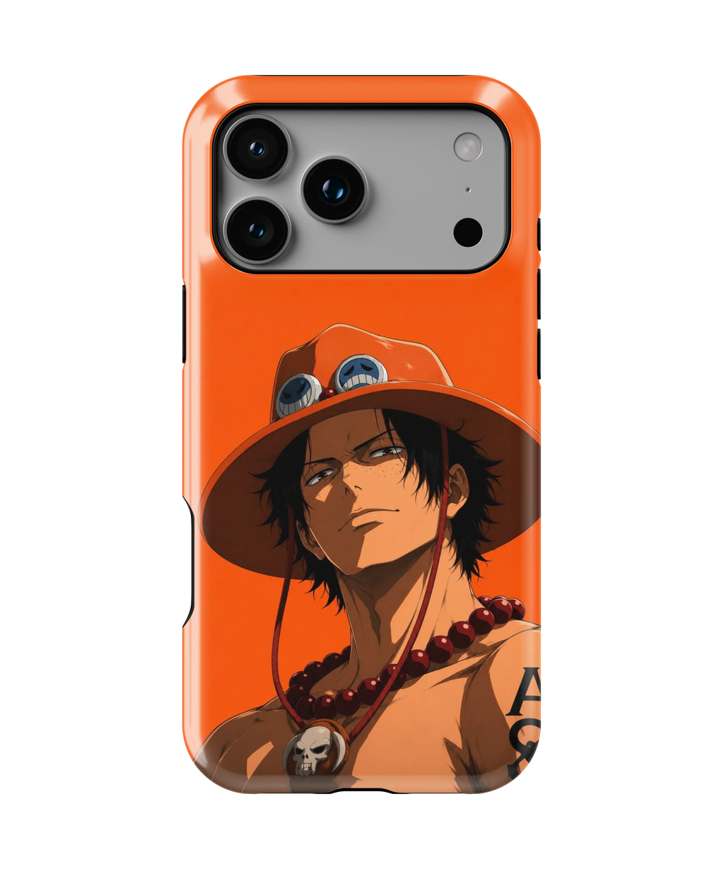 Coque iPhone Portgas D. Ace – Orange | One Piece