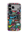 Coque iPhone – Design Streetwear Nike Multicolore