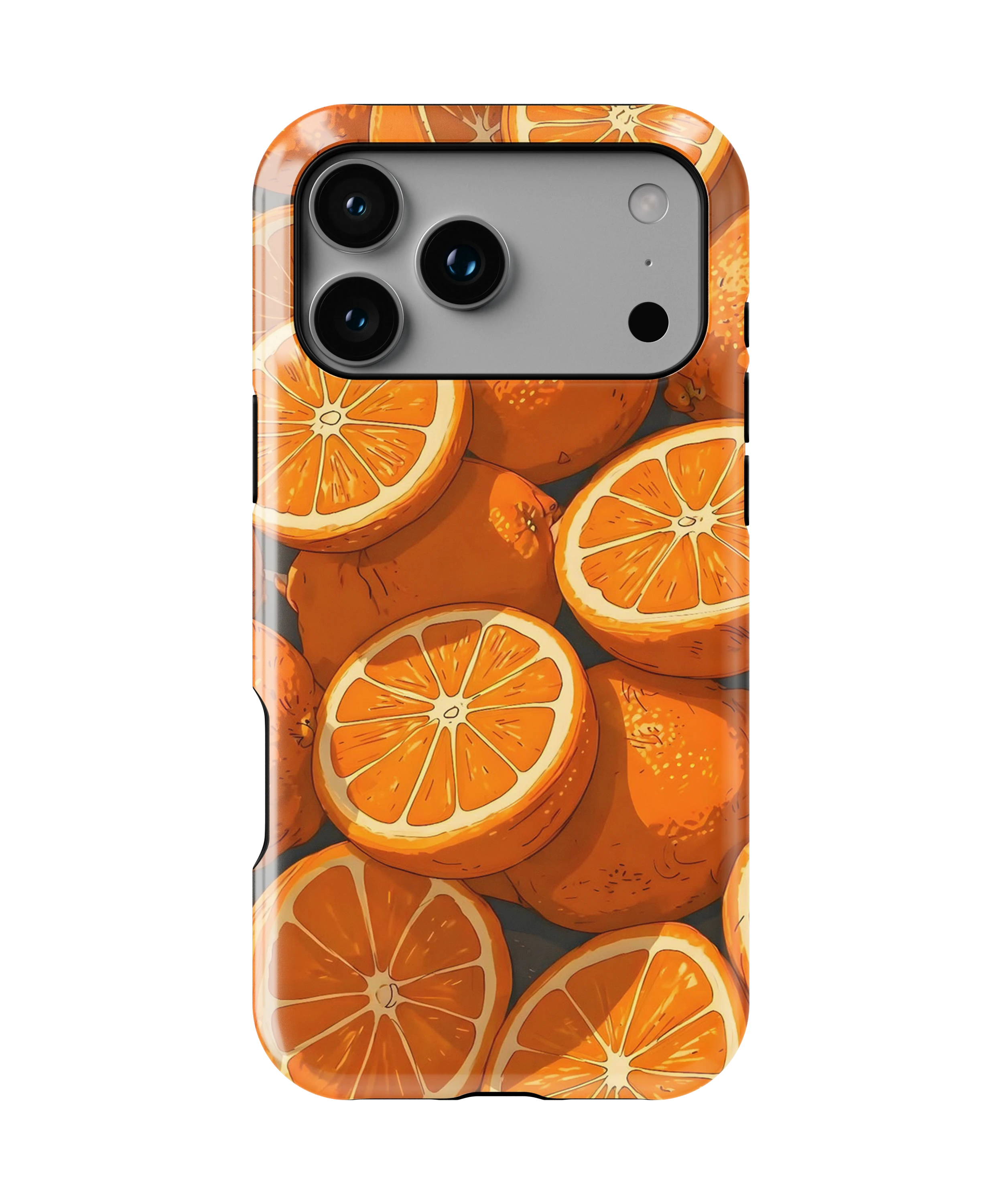 Coque iPhone Motif Oranges Fraîches